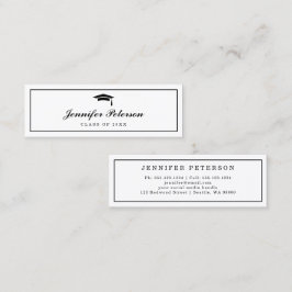 Klassiskt skriptkort för infogning av Studenten Na