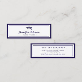 Klassiskt skriptkort för infogning av Studenten Na