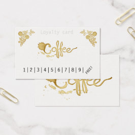 Klassiskt slagit förmånskaffekort visitkort