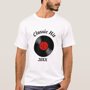 Klassiskt Slått eget namn och födelseårshandel T Shirt