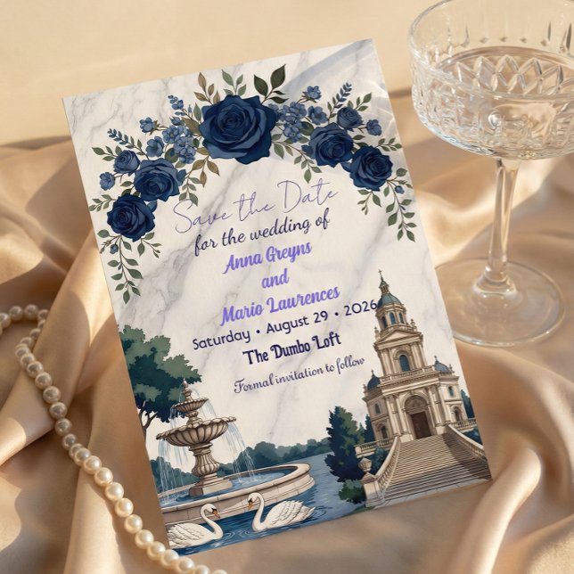 Klassiskt slott och svanarnas formella trädgård (Skapare uppladdad)