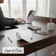 Klassiskt Snö White Färg Formal Neck Tie