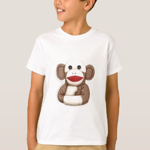 Klassiskt Sock monkey T-shirt