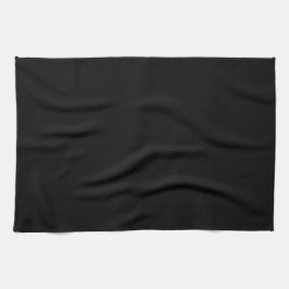 Klassiskt Solid Modern Black Towel Kökshandduk