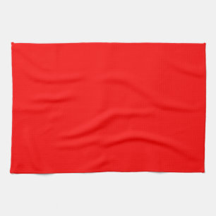Klassiskt Solid Modern Red Hand Towel Kökshandduk