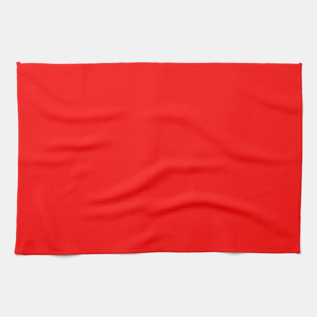 Klassiskt Solid Modern Red Hand Towel Kökshandduk (Horisontell)
