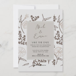 Klassiskt Spara datum Inbjudningar