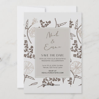 Klassiskt Spara datum Inbjudningar