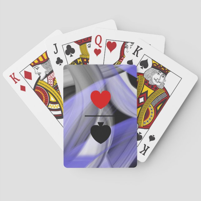 Klassiskt spelkort Abstrakt Trend Lavender Viol (Baksidan)