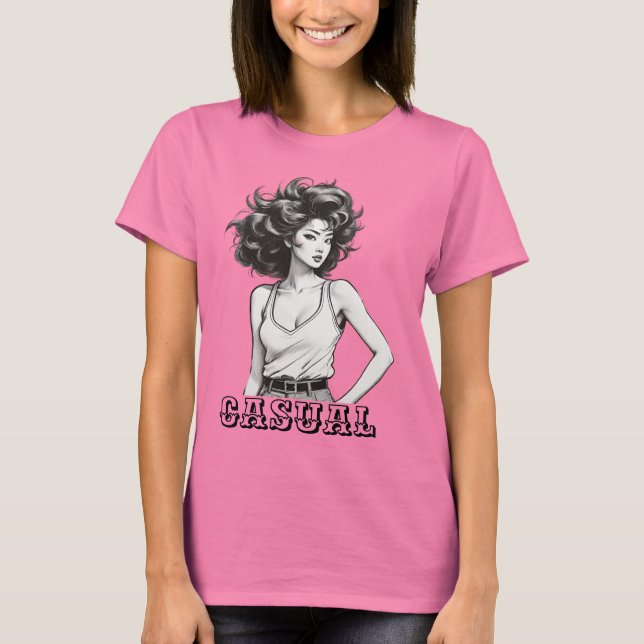 Klassiskt stil t shirt (Framsida)