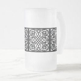 Klassiskt Stilar-rullverk Frostat Ölglas