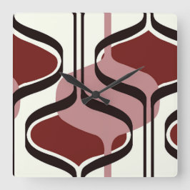 Klassiskt Stilar-rullverk Fyrkantig Klocka