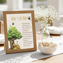 Klassiskt Storybook Bear "Säg inte Baby" Baby