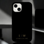 Klassiskt svart Guld minimalistiskt Monogram Namn<br><div class="desc">Höj din smartphone med vår klassiska Elegant Modern Minimalist Monogram Namn iphone case. Detta noggrant designade fodral kombinerar tidlös sofistikering med contemporary minimalism. Den är konstruerad för perfekt och skyddar inte bara enheten utan tillför också en liten bit personlig stil. Med alternativen för anpassning av monogram och namn får du...</div>