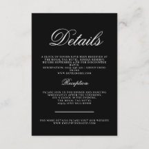 Klassiskt svart och vitt elegance CalliGraph