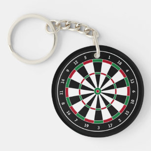 Klassiskt svart Vit Röd Dartboard för spel i