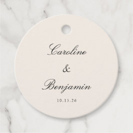 Klassiskt svartskript, Anpassningsbar Elegant bröl Gåvor Etiketter