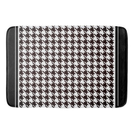 Klassiskt svartvitt badrumsmatta