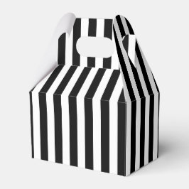 Klassiskt svartvitt Lodrät Rand Presentaskar