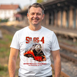 Klassiskt sydStilla havet GS-4-ånglok T Shirt