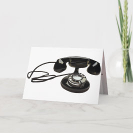 Klassiskt telefonkort kort