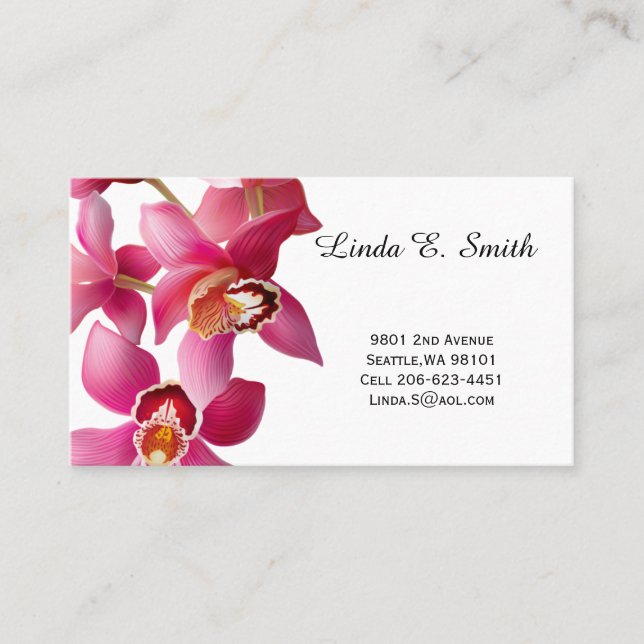 Klassiskt Telefonkort Visitkort (Framsida)