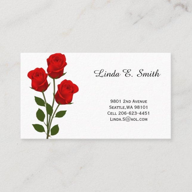 Klassiskt Telefonkort Visitkort (Framsida)