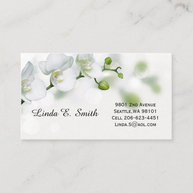 Klassiskt Telefonkort Visitkort (Framsida)