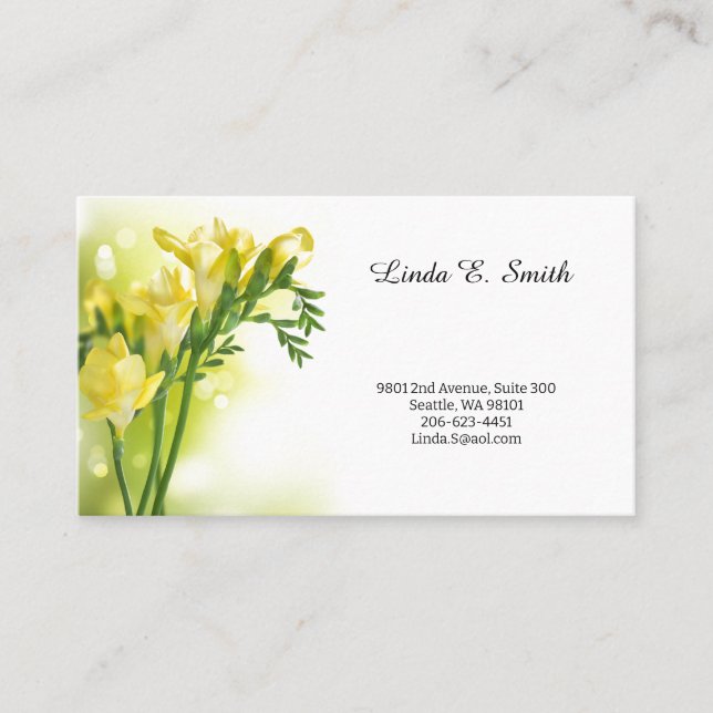 Klassiskt Telefonkort Visitkort (Framsida)