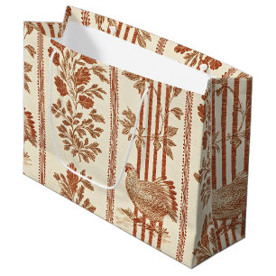 Klassiskt Terracotta-lada Höna Toile-mönster