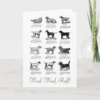 KLASSISKT TERRIER HUND BIRTHDAY WISH-KORT KORT