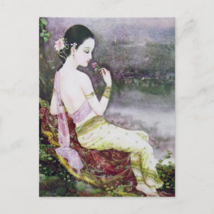 klassiskt thai-vykort för utskrift vykort