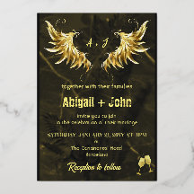 Klassiskt torkat löv Vinge i Guld, minimalistiskt 