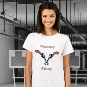 Klassiskt Tränad 6 Skjutare t-shirt