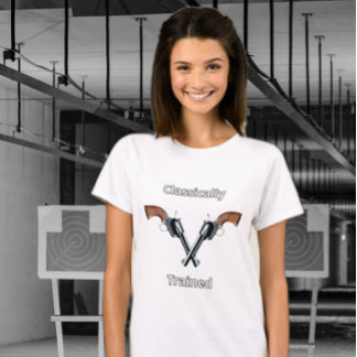 Klassiskt Tränad 6 Skjutare t-shirt