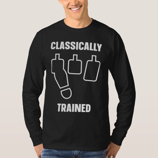 Klassiskt Tränad Manuell Växellåda T Shirt (Framsida)