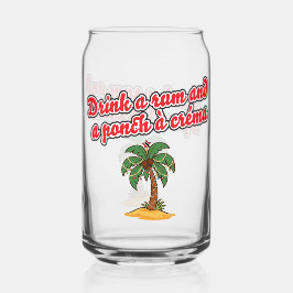 Klassiskt trinidaddiskt juldrycksglas
