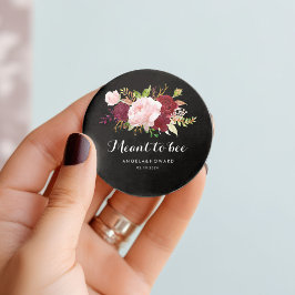 Klassiskt Tropical Black Meant to Bee Bröllop Gåvor Etiketter