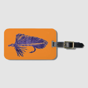 Klassiskt Trout Fly Matuka strömmande Luggage Tag Bagagebricka