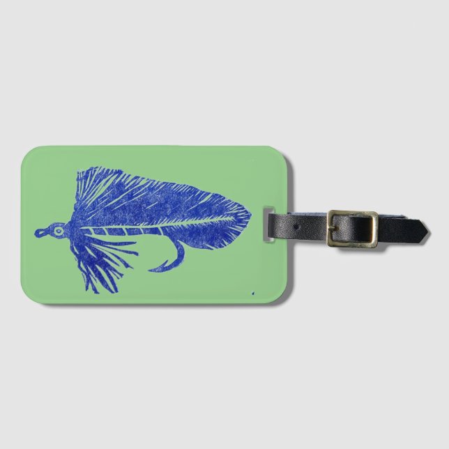 Klassiskt Trout Fly Matuka strömmande Luggage Tag Bagagebricka (Framsida horisontal)