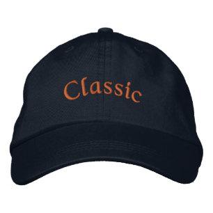 Klassiskt tryckt Hat-Snyggt Broied Cotton Cap Broderad Keps