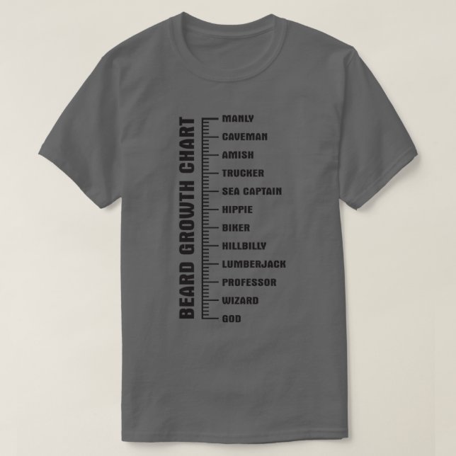 Klassiskt TShirt-diagram för ljustillväxt T Shirt (Design framsida)