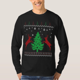Klassiskt Ugly Julgran med Kära Sweater T Shirt
