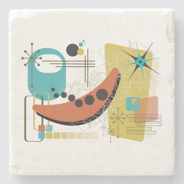 Klassiskt Underlägg av Retro Redux Stone (Framsidan)