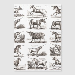 Klassiskt Unicorn Antique Mythical Magic Creature