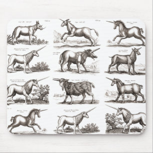 Klassiskt Unicorn Antique Mythical Magic Creature Musmatta