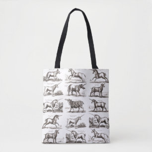 Klassiskt Unicorn Antique Mythical Magic Creature Tygkasse