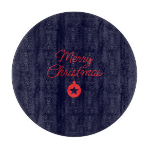 Klassiskt unikt God jul Black Sten Blue-märke