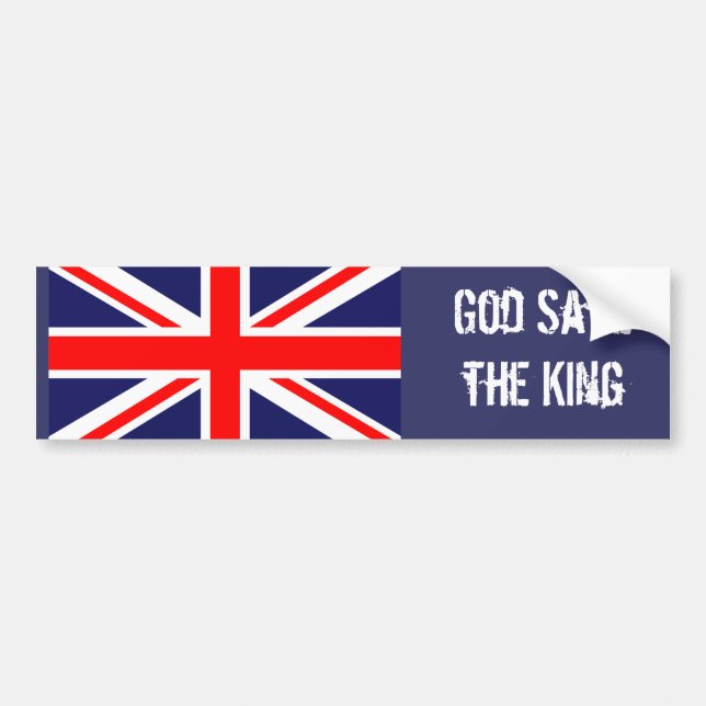Klassiskt Union Jack Bildekal (Framsidan)