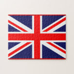 Klassiskt Union Jack Pussel<br><div class="desc">Unionens Flagga,  eller Union Jack,  är Förenade kungarikets nationella flagga. Det är så kallat eftersom det förenar kor från de tre land som förenats under en statskupp - Förenade kungarikets och Wales,  Skottlands och Irlands kungar (även om endast Nordirland har varit en del av Förenade kungariket sedan 1921).</div>